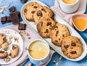 Healthy baking Chocolate Chip Cookies