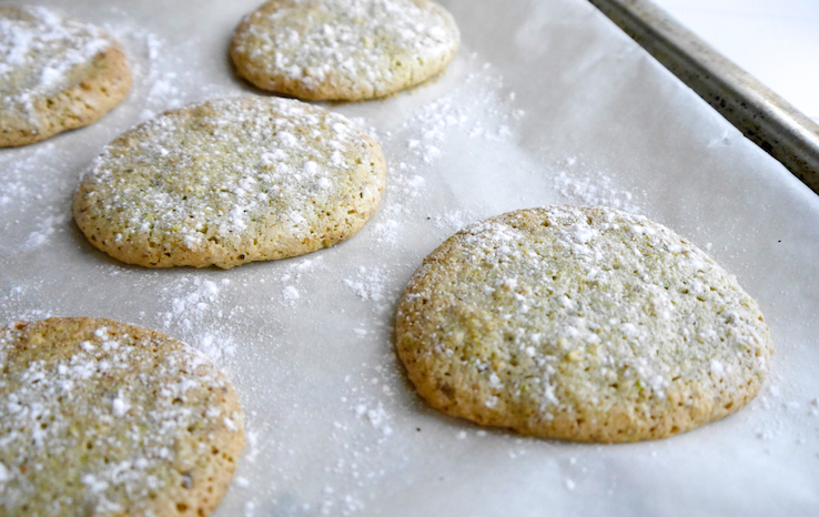 AMARETTI PISTACHE KOEKJES UIT DE OVEN