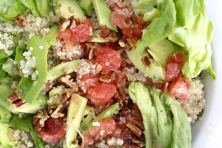 Quinoasalade met grapefruit