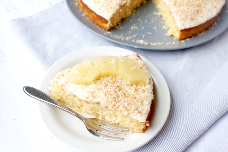 Ananas-kokoscake