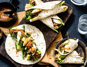 Gado gado wraps