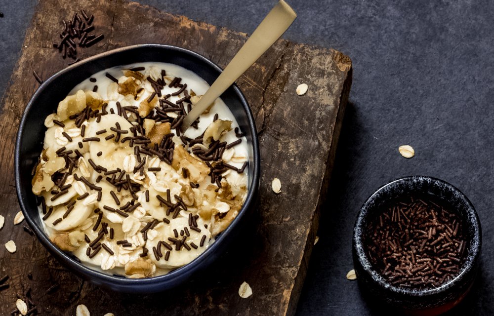 healthy banoffee
