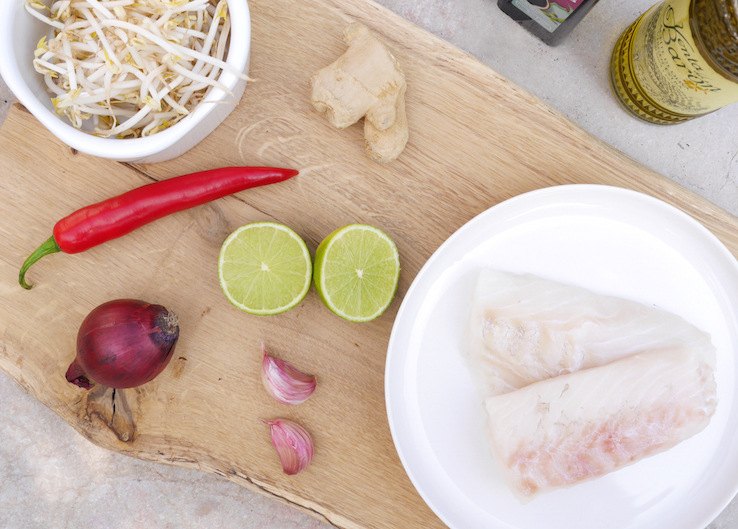 AZIATISCHE GESTOOMDE VIS