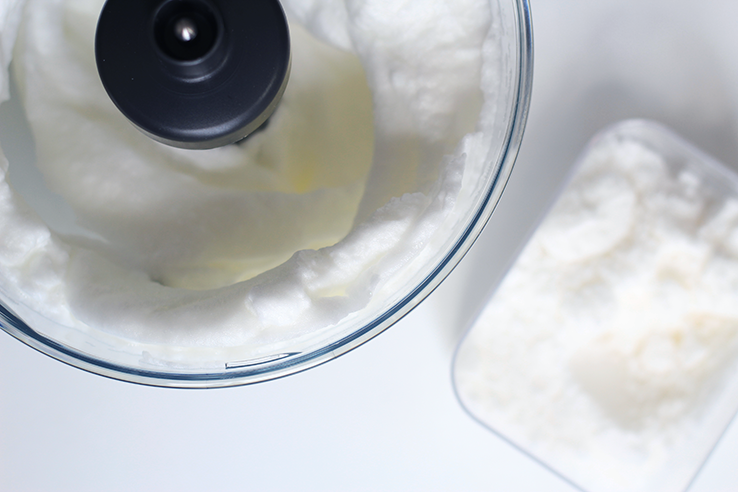 opgeklopte eiwitten meringue