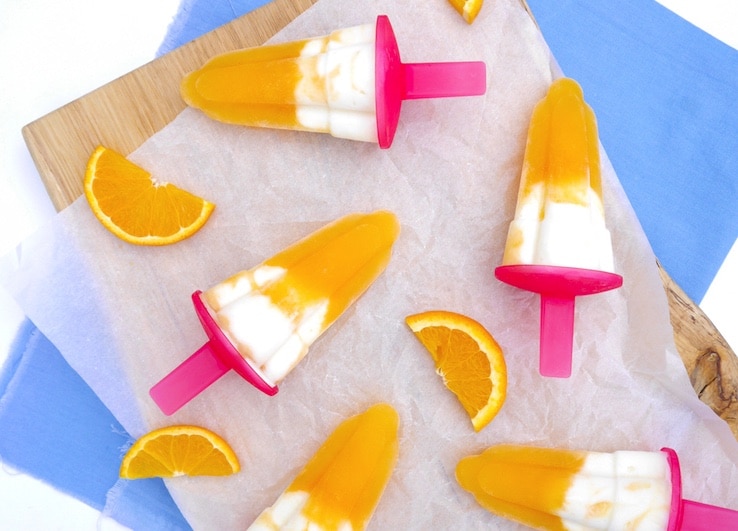Gezonde split ijsjes