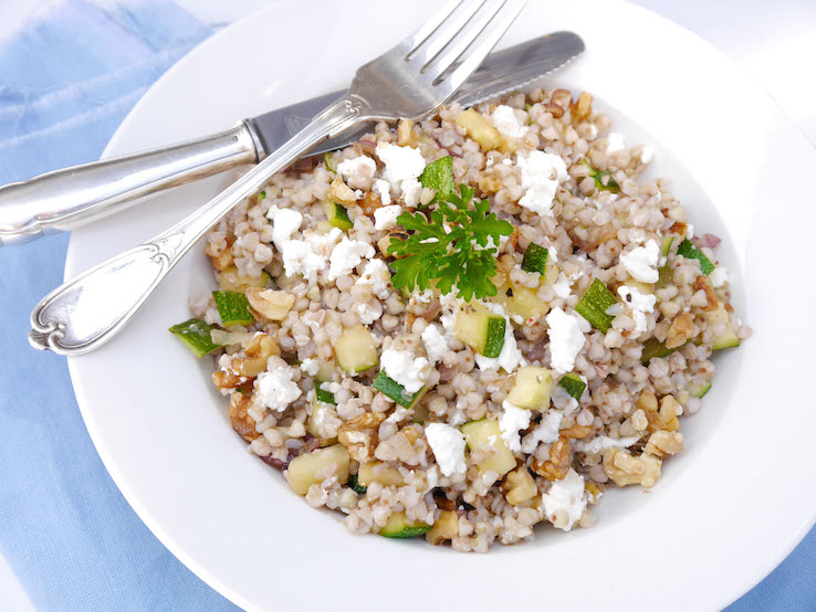 BOEKWEITGRUTTEN MET FETA EN COURGETTE - CHICKSLOVEFOOD.COM