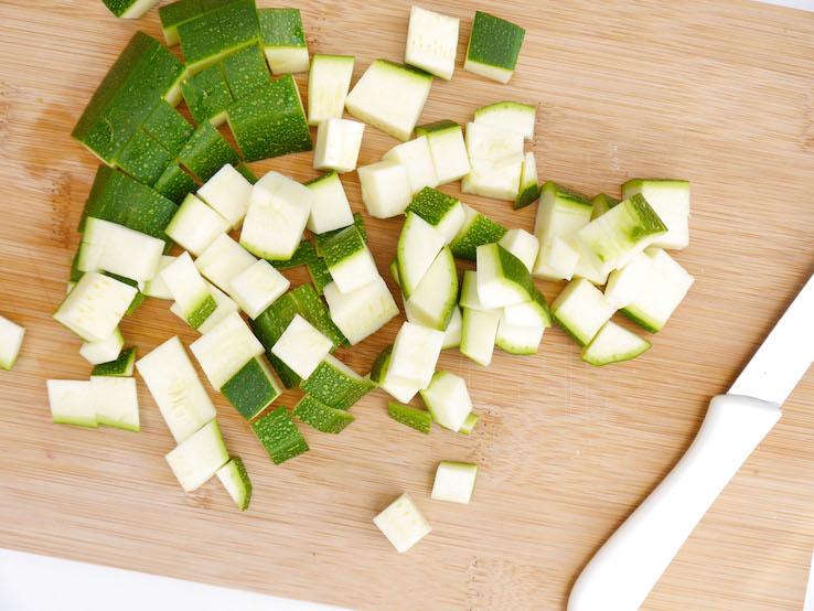 COURGETTE IN BLOKJES - CHICKSLOVEFOOD.COM