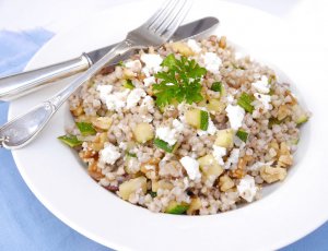 RECEPT BOEKWEIT MET FETA EN COURGETTE - CHICKSLOVEFOOD.COM