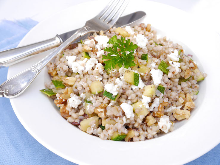 RECEPT BOEKWEIT MET FETA EN COURGETTE - CHICKSLOVEFOOD.COM