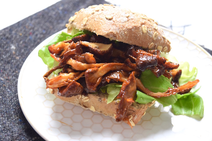 Broodje Pulled Mushroom