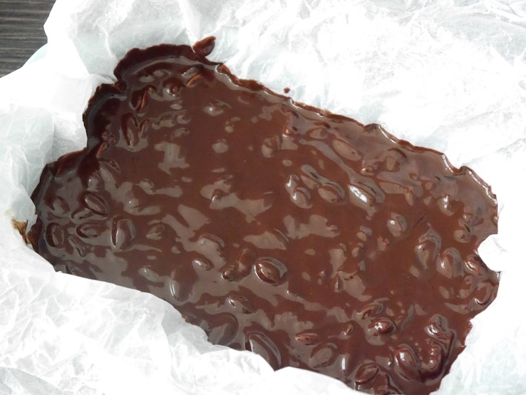 CHOCOLADE NOTEN BESLAG IN VORM - CHICKSLOVEFOOD.COM