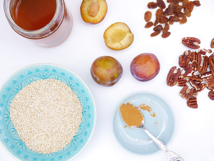 INGREDIENTEN QUINOAONTBIJT MET PRUIM - CHICKSLOVEFOOD.COM
