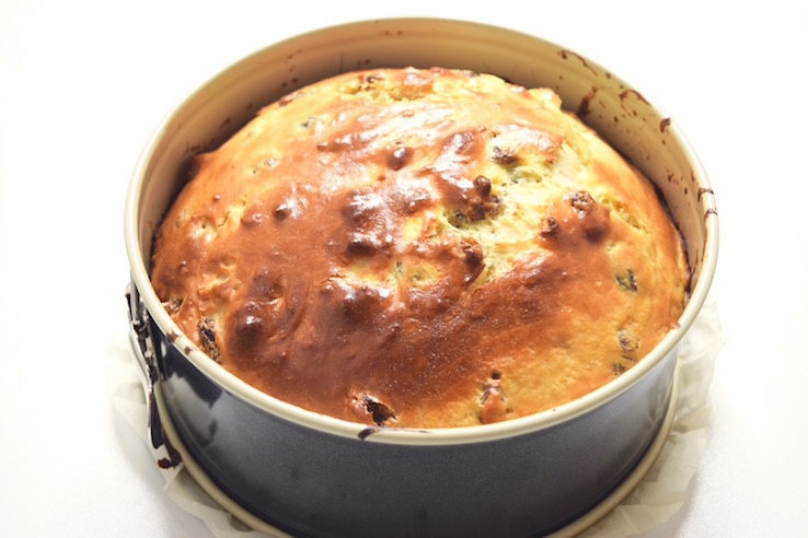 Kwarkbol met rozijnen