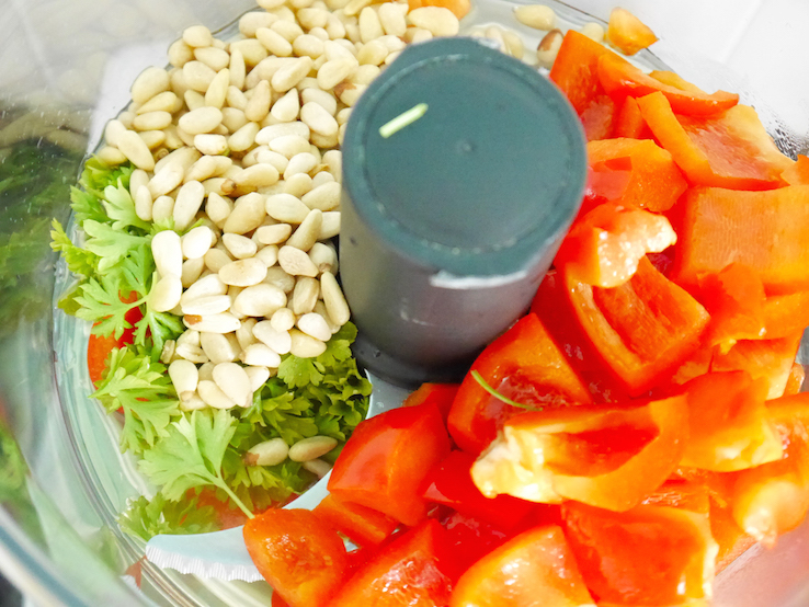 PAPRIKA PIJNBOOMPITTEN PETERSELIE - CHICKSLOVEFOOD.COM