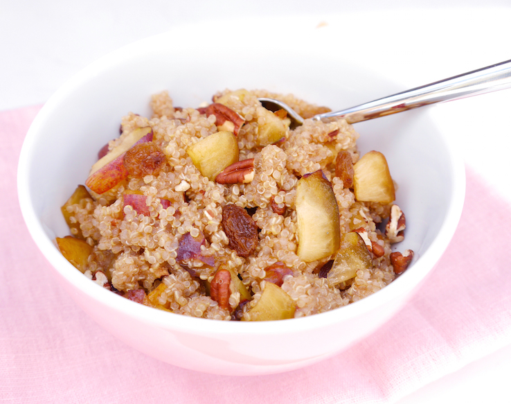 RECEPT QUINOA ONTBIJT MET PRUIM - CHICKSLOVEFOOD.COM