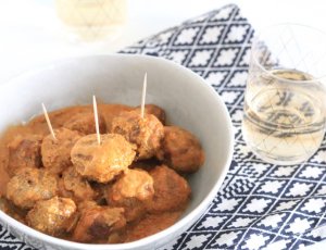 Gehaktballen in currysaus - Chickslovefood.com