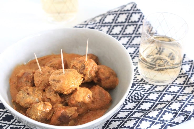 Gehaktballen in currysaus - Chickslovefood.com