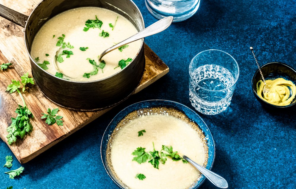 Pastinaaksoep met mosterd