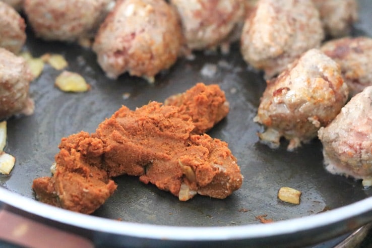 currypasta gehaktballen - Chickslovefood.com