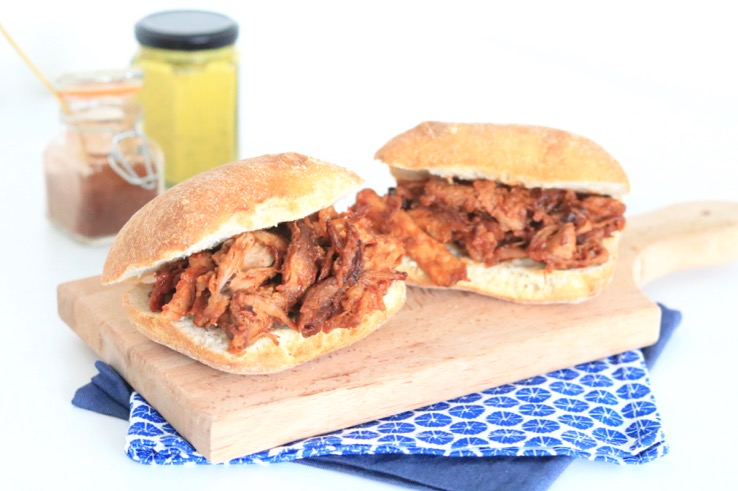broodje pulled pork - Chickslovefood.com