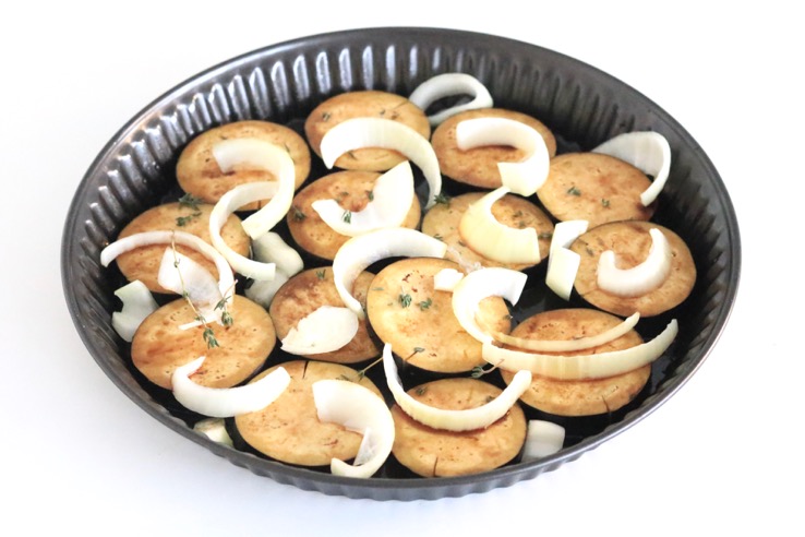 tarte tatin met ui en tijm- Chickslovefood.com