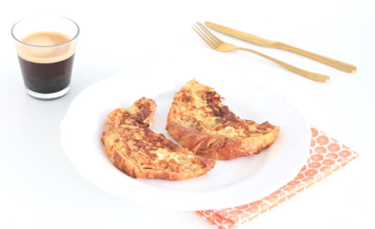 wentelteefjes van croissantjes - Chickslovefood.com