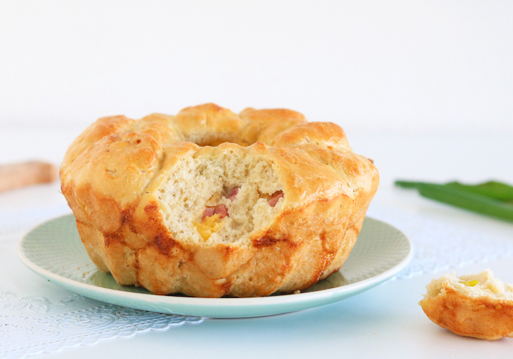 RECEPT MONKEYBREAD MET HAM KAAS - CHICKSLOVEFOOD