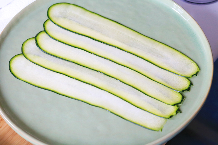 COURGETTE CARPACCIO - CHICKSLOVEFOOD.COM