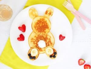 Paashaaspannenkoeken voor kinderen