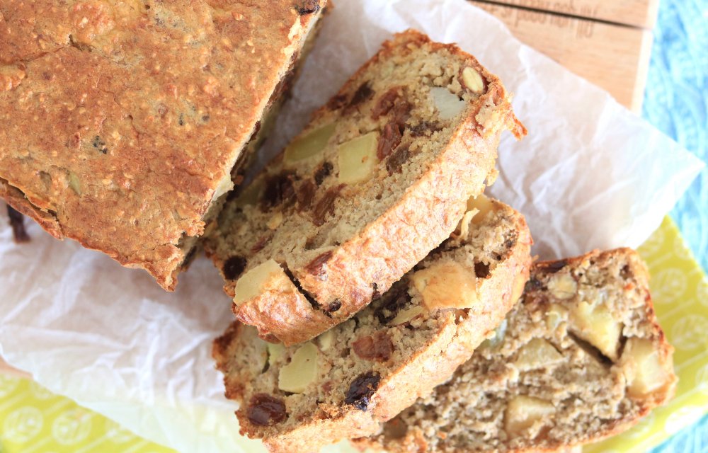 bananenbrood met appel