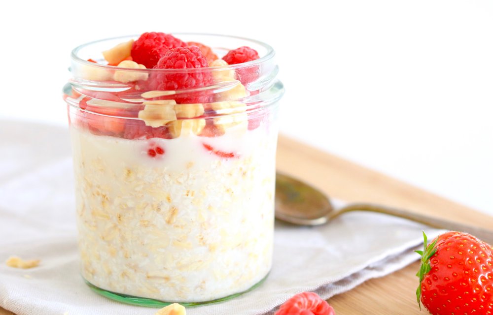 overnight oats met rood fruit CHICKSLOVEFOOD