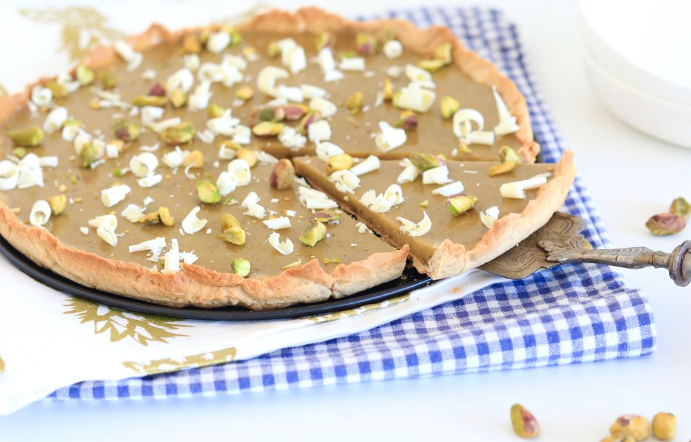 pistachetaart met witte chocolade CHICKSLOVEFOOD