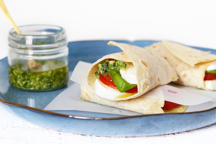 CAPRESE WRAPS RECEPT - CHICKSLOVEFOOD