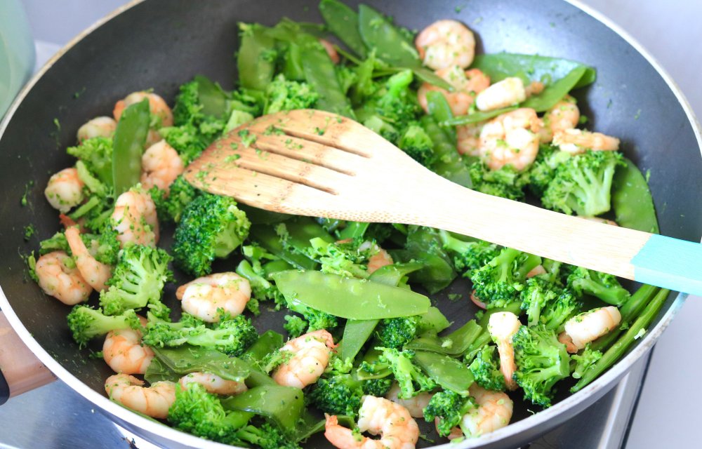 garnalen en broccoli CHICKSLOVEFOOD