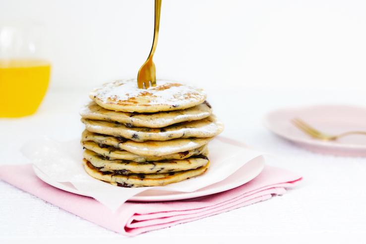 CHOCOLATE CHIP PANCAKES RECEPT - CHICKSLOVEFOOD