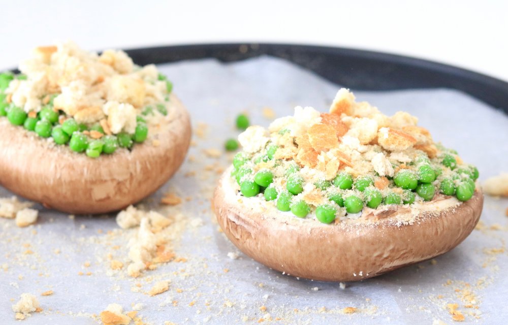 Portobello's met broodkruim CHICKSLOVEFOOD