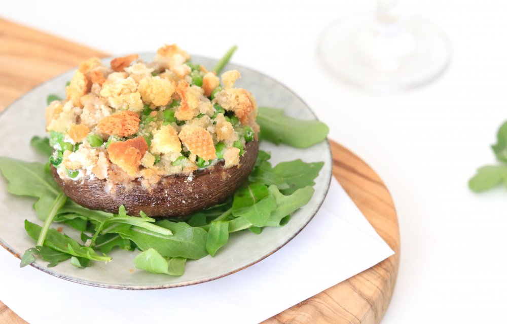 gevulde portobello CHICKSLOVEFOOD