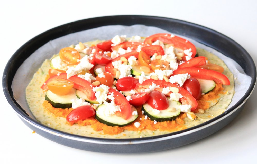 pizza met groenten CHICKSLOVEFOOD