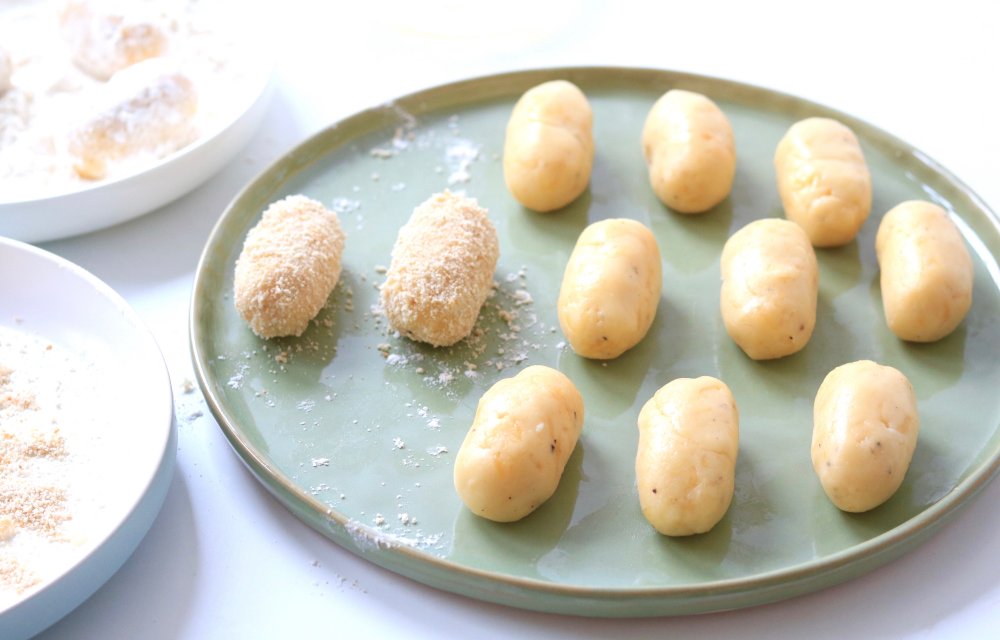Kaaskroketten paneren CHICKSLOVEFOOD