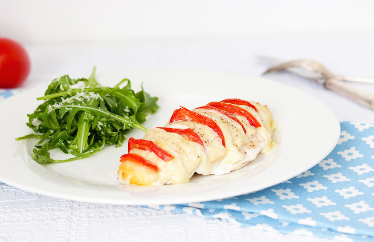 RECEPT HASSELBACK KIP CAPRESE - CHICKSLOVEFOOD