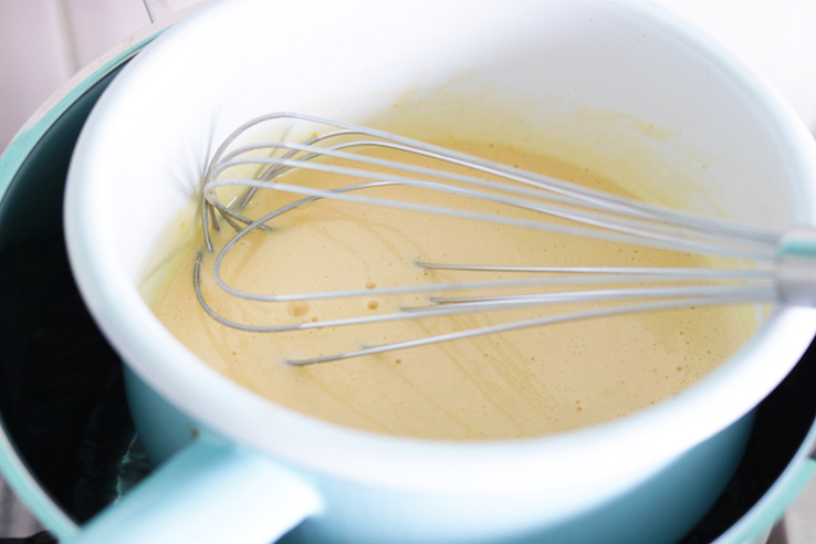 EIGEEL MENGSEL AU BAIN MARIE VERWARMEN - CHICKSLOVEFOOD