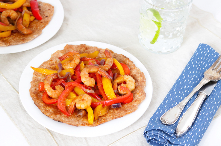 FAJITA'S MET GARNALEN PAPRIKA EN RODE UI - CHICKSLOVEFOOD