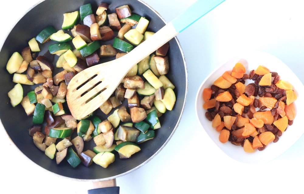 gebakken courgette en aubergine CHICKSLOVEFOOD