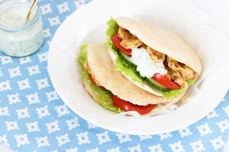 KIP GYROS MET PITABROODJE - CHICKSLOVEFOOD