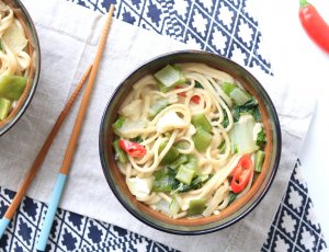 Noedelsoep met kabeljauw CHICKSLOVEFOOD