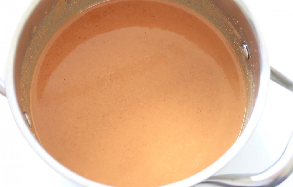 gesmolten pindakaas CHICKSLOVEFOOD