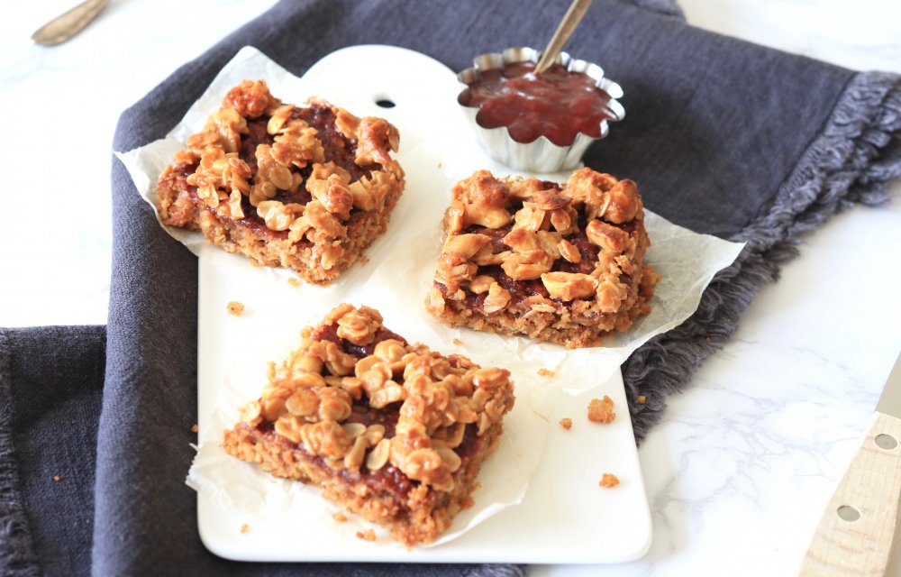 gezond tussendoortje pindakaas CHICKSLOVEFOOD