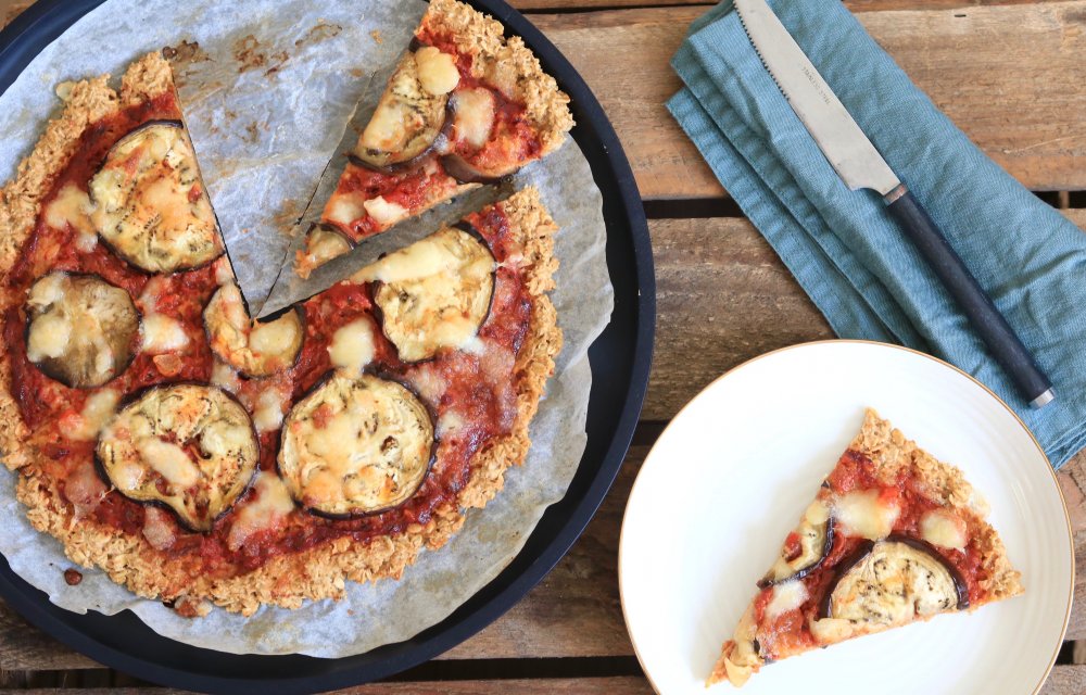 haverpizza met mozzarella CHICKSLOVEFOOD