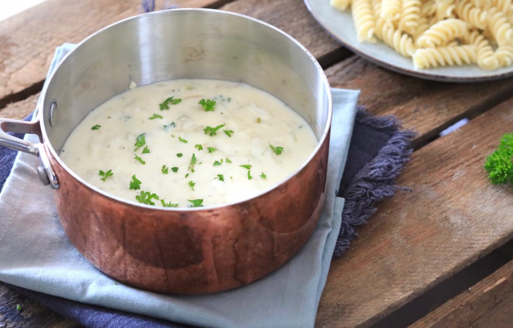 witte pastasaus zelf maken