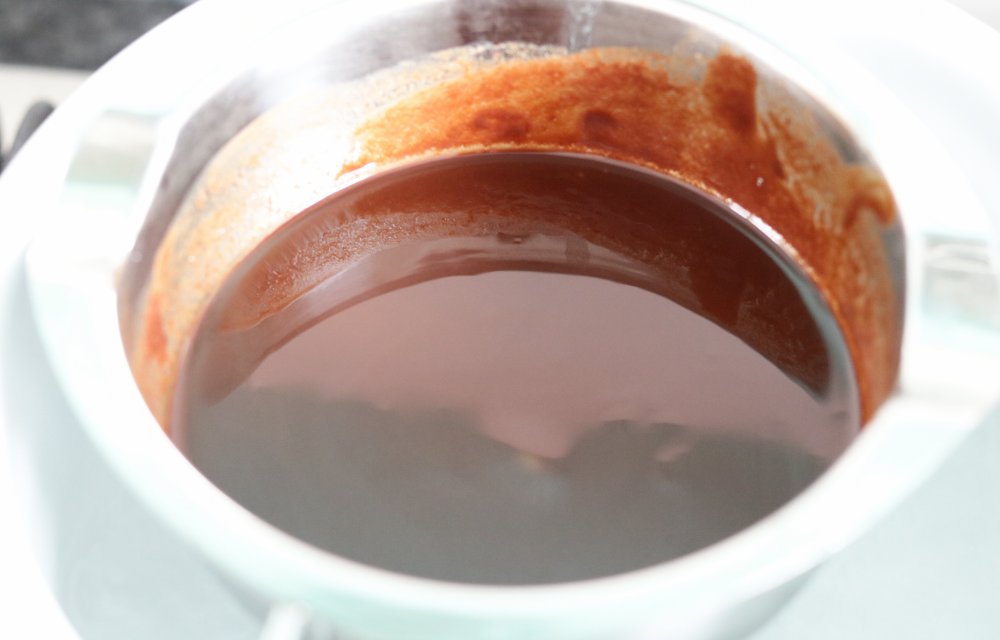 CHOCOLADE BOTER AU BAIN MARIE SMELTEN - CHICKSLOVEFOOD